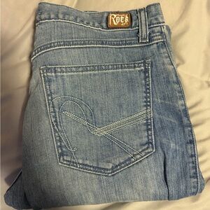 Rock 47 Women's Casual Light Blue Boyfriend Jeans